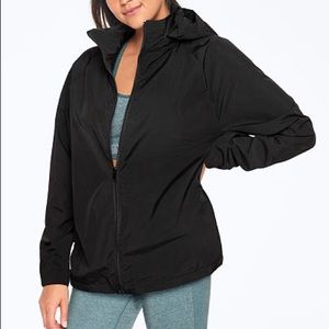 NWT Victoria’s Secret MOCKNECK ANORAK s/m black